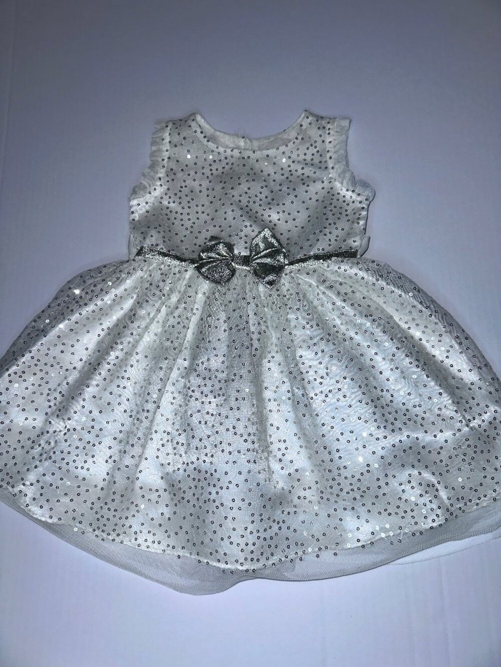 Jona Michelle Toddler Girls Ivory & GOLD sequin sparkle Dress Size 2T